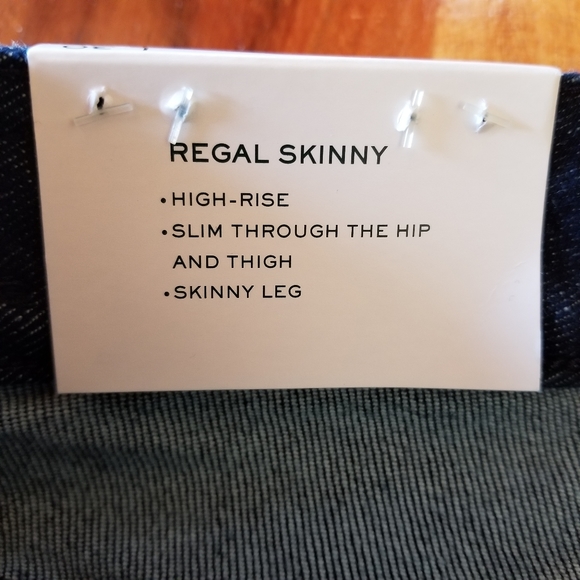 Ralph Lauren Regal Skinny Jeans Size 12 Tuxedo Stripe - Picture 8 of 16